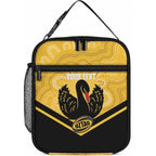 Western Australia Oztag Custom Lunch Bag WA Black Swan Indigenous Art