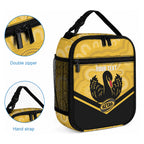 Western Australia Oztag Custom Lunch Bag WA Black Swan Indigenous Art