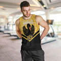 Western Australia Oztag Custom Men Tank Top WA Black Swan Indigenous Art