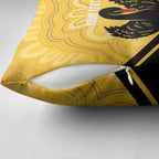 Western Australia Oztag Custom Pillow Cover WA Black Swan Indigenous Art