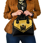 Western Australia Oztag Custom Shoulder Handbag WA Black Swan Indigenous Art