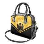 Western Australia Oztag Custom Shoulder Handbag WA Black Swan Indigenous Art