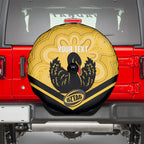 Western Australia Oztag Custom Spare Tire Cover WA Black Swan Indigenous Art