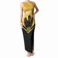 Western Australia Oztag Custom Tank Maxi Dress WA Black Swan Indigenous Art