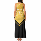 Western Australia Oztag Custom Tank Maxi Dress WA Black Swan Indigenous Art