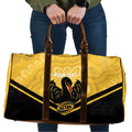 Western Australia Oztag Custom Travel Bag WA Black Swan Indigenous Art