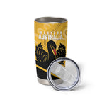 Western Australia Oztag Custom Tumbler Cup WA Black Swan Indigenous Art
