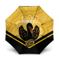 Western Australia Oztag Custom Umbrella WA Black Swan Indigenous Art