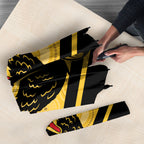 Western Australia Oztag Custom Umbrella WA Black Swan Indigenous Art