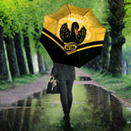 Western Australia Oztag Custom Umbrella WA Black Swan Indigenous Art