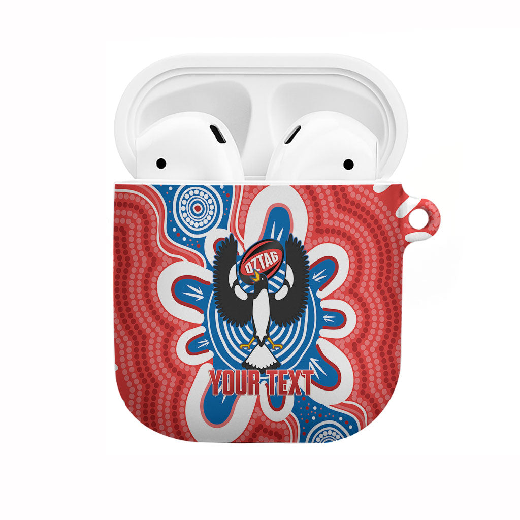South Australia Oztag Custom AirPods Case SA Piping Shrike Indigenous Art