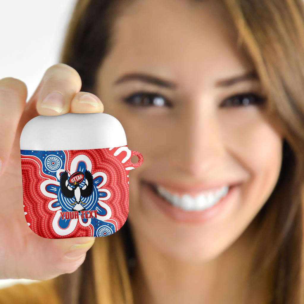 South Australia Oztag Custom AirPods Case SA Piping Shrike Indigenous Art