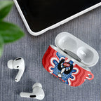 South Australia Oztag Custom AirPods Case SA Piping Shrike Indigenous Art