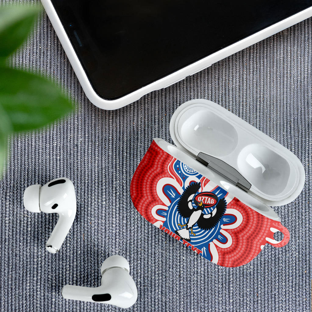 South Australia Oztag Custom AirPods Case SA Piping Shrike Indigenous Art