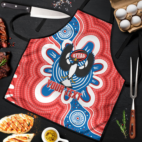 South Australia Oztag Custom Apron SA Piping Shrike Indigenous Art