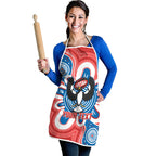 South Australia Oztag Custom Apron SA Piping Shrike Indigenous Art