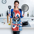 South Australia Oztag Custom Apron SA Piping Shrike Indigenous Art