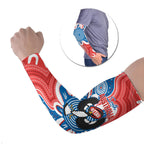 South Australia Oztag Custom Arm Sleeves SA Piping Shrike Indigenous Art