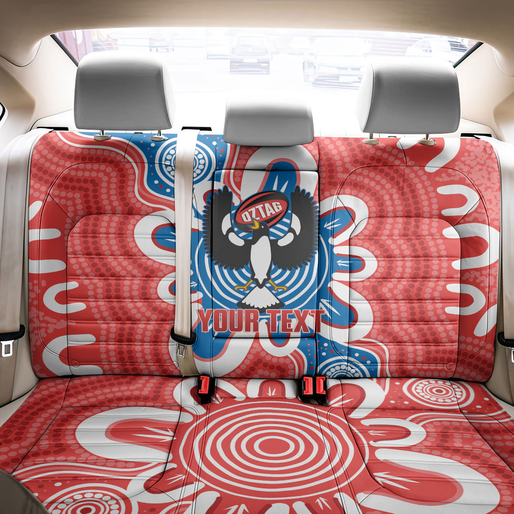 South Australia Oztag Custom Back Car Seat Cover SA Piping Shrike Indigenous Art