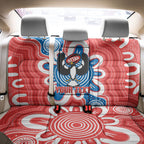 South Australia Oztag Custom Back Car Seat Cover SA Piping Shrike Indigenous Art