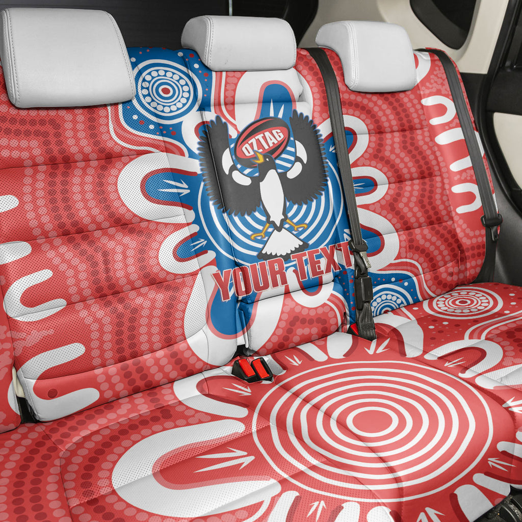 South Australia Oztag Custom Back Car Seat Cover SA Piping Shrike Indigenous Art
