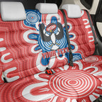South Australia Oztag Custom Back Car Seat Cover SA Piping Shrike Indigenous Art