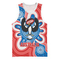 South Australia Oztag Custom Basketball Jersey SA Piping Shrike Indigenous Art