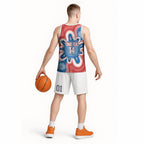 South Australia Oztag Custom Basketball Jersey SA Piping Shrike Indigenous Art