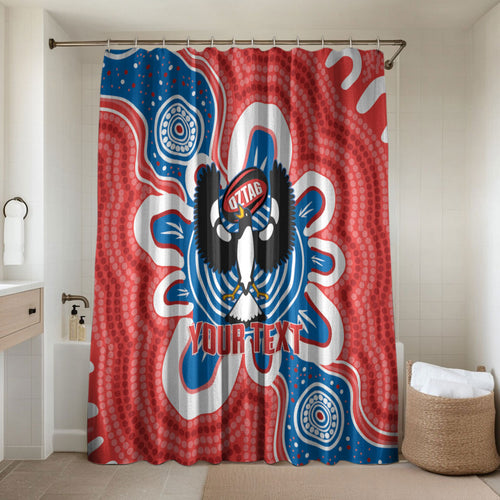 South Australia Oztag Custom Bathroom Set SA Piping Shrike Indigenous Art
