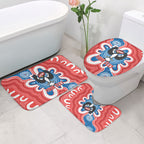 South Australia Oztag Custom Bathroom Set SA Piping Shrike Indigenous Art