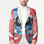 South Australia Oztag Custom Blazer SA Piping Shrike Indigenous Art
