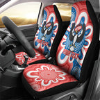 South Australia Oztag Custom Car Seat Cover SA Piping Shrike Indigenous Art