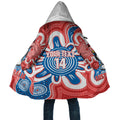 South Australia Oztag Custom Cloak SA Piping Shrike Indigenous Art
