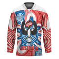South Australia Oztag Custom Hockey Jersey SA Piping Shrike Indigenous Art