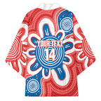 South Australia Oztag Custom Kimono SA Piping Shrike Indigenous Art