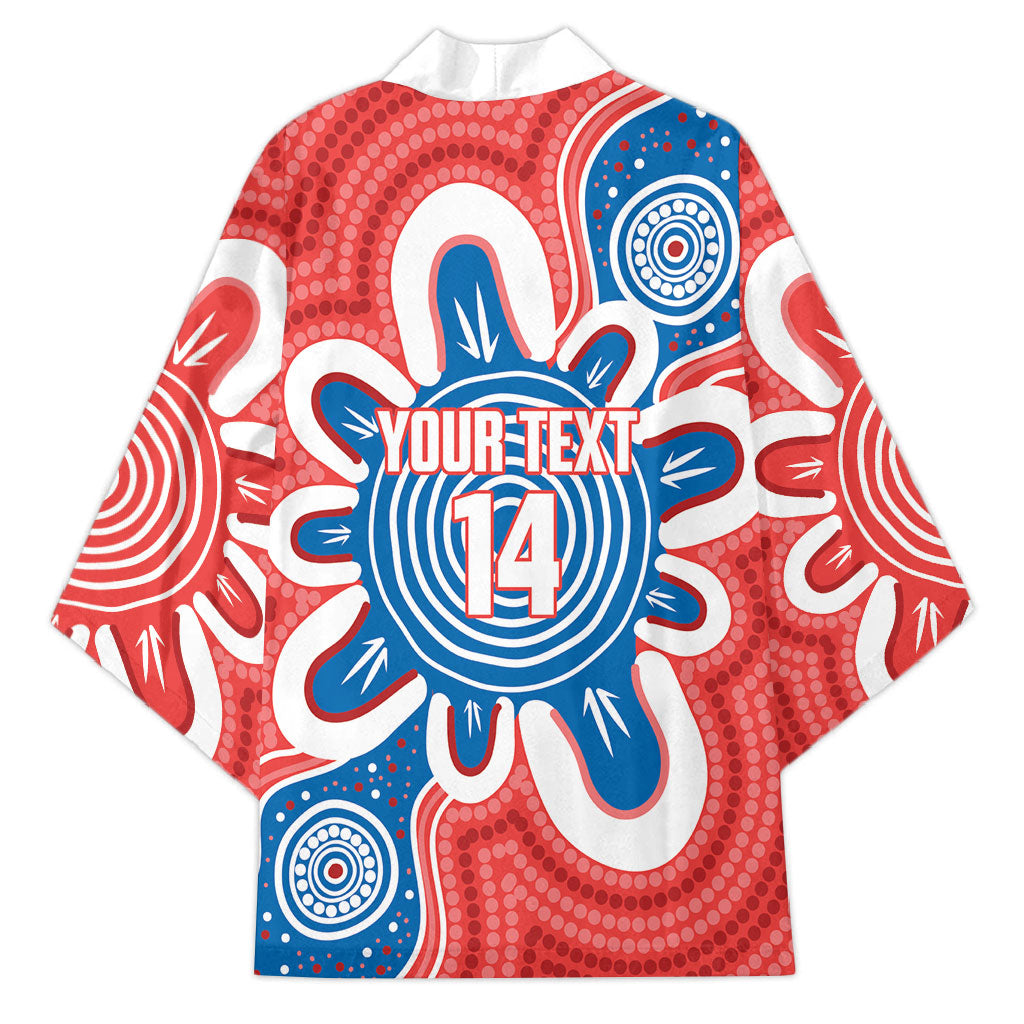 South Australia Oztag Custom Kimono SA Piping Shrike Indigenous Art