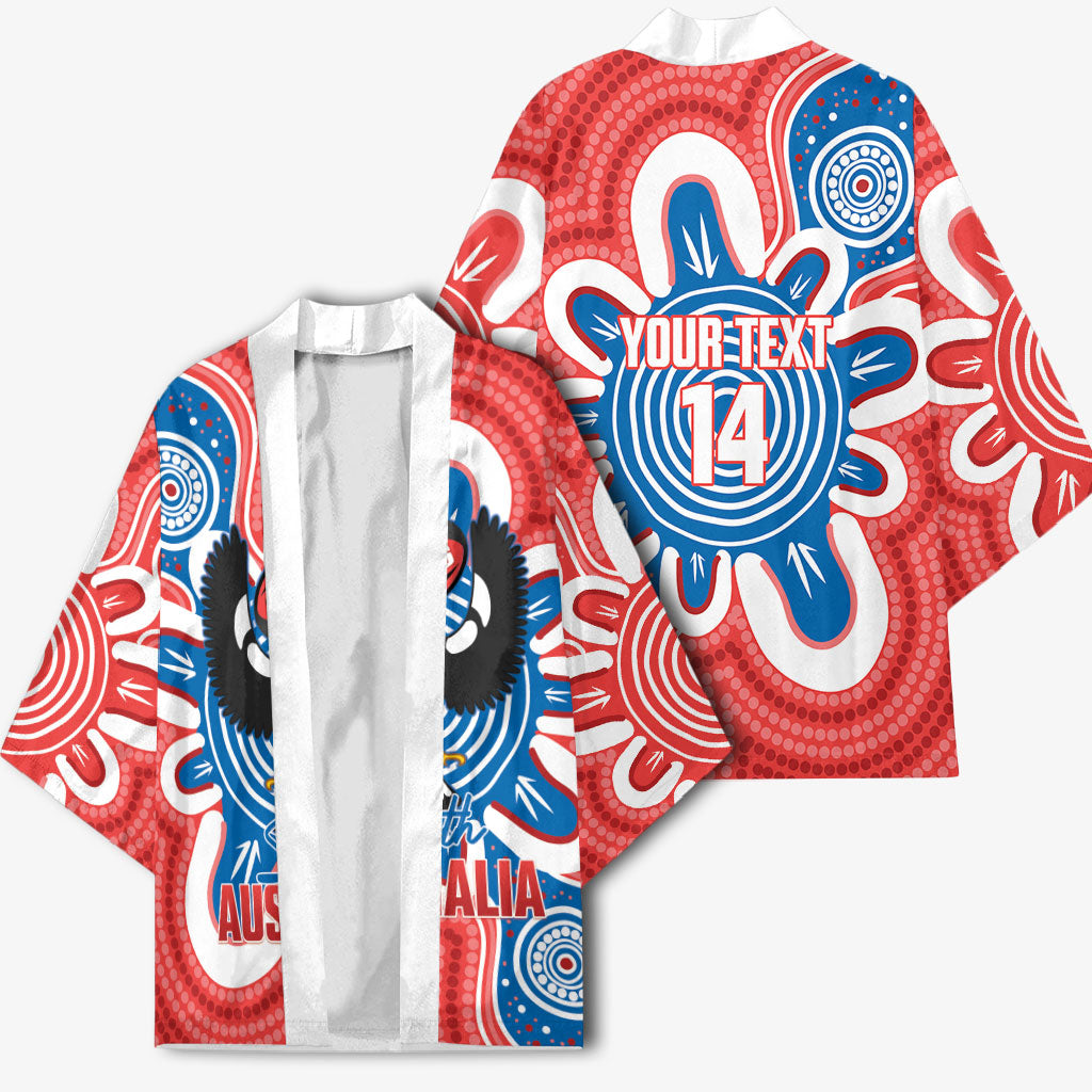 South Australia Oztag Custom Kimono SA Piping Shrike Indigenous Art