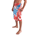 South Australia Oztag Custom Lavalava SA Piping Shrike Indigenous Art