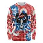 South Australia Oztag Custom Long Sleeve Shirt SA Piping Shrike Indigenous Art