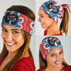 South Australia Oztag Custom Neck Gaiter SA Piping Shrike Indigenous Art