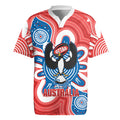 South Australia Oztag Custom Rugby Jersey SA Piping Shrike Indigenous Art