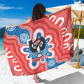 South Australia Oztag Custom Sarong SA Piping Shrike Indigenous Art