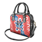 South Australia Oztag Custom Shoulder Handbag SA Piping Shrike Indigenous Art