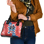 South Australia Oztag Custom Shoulder Handbag SA Piping Shrike Indigenous Art