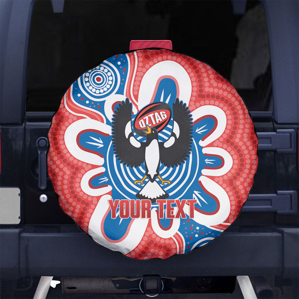 South Australia Oztag Custom Spare Tire Cover SA Piping Shrike Indigenous Art