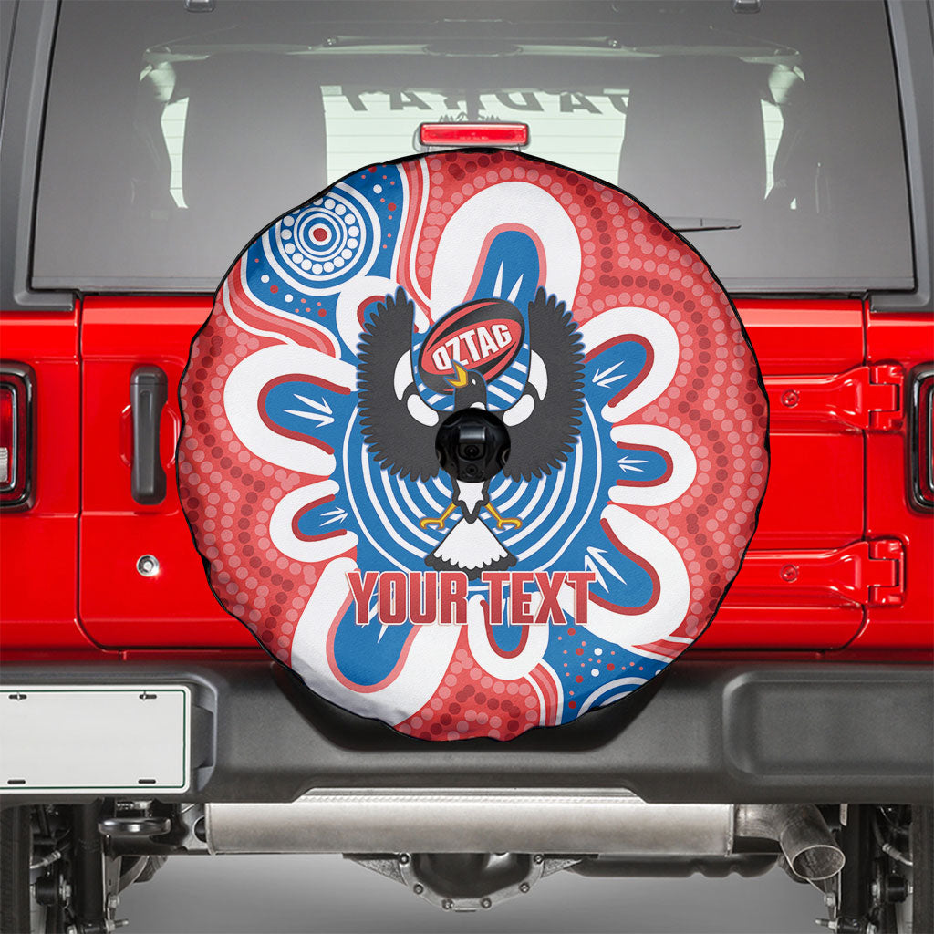 South Australia Oztag Custom Spare Tire Cover SA Piping Shrike Indigenous Art