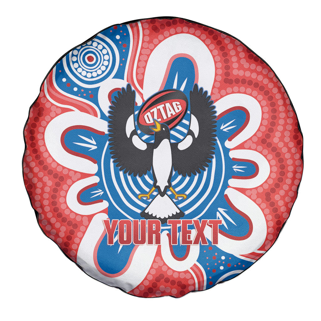 South Australia Oztag Custom Spare Tire Cover SA Piping Shrike Indigenous Art