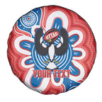 South Australia Oztag Custom Spare Tire Cover SA Piping Shrike Indigenous Art