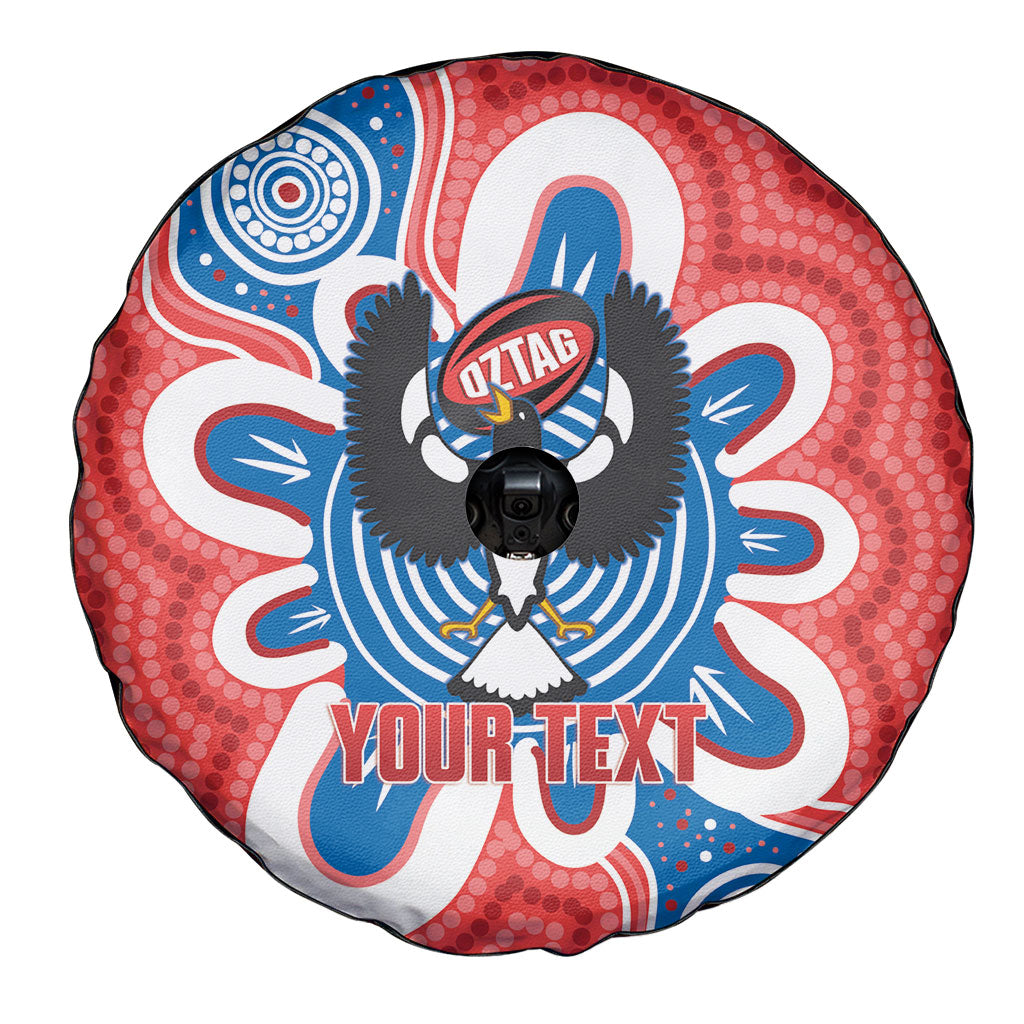 South Australia Oztag Custom Spare Tire Cover SA Piping Shrike Indigenous Art