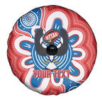 South Australia Oztag Custom Spare Tire Cover SA Piping Shrike Indigenous Art